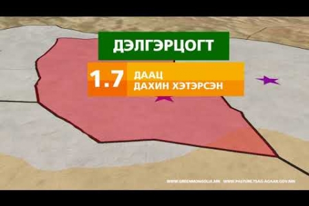 Дундговь аймгийн бэлчээрийн төлөв байдлын мэдээлэл