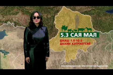 Хөвсгөл аймгийн бэлчээрийн төлөв байдлын мэдээлэл